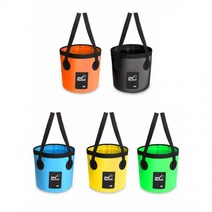 세차용품 다용도가방 타포린 세차 버킷 버켓 물통 세탁 빨래 정리함 수납함 방수백 트렁크 차량용품 캠핑, 그린, 그린