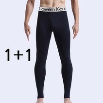 한겨울에도 따뜻하게 남성용 기모 레깅스 2장