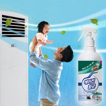 에어컨 내부 필터 세정제 500ml 식물성 원료사용 화확성분 제로, 단일 수량