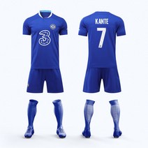 축구복 유니폼 첼시 반팔 트레이닝 세트 남성 훈련 조기축구 선수용 마킹