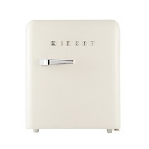 윈텍 레트로 저소음 냉장고 가정용 WK-45RC 아이보리