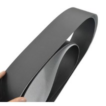PVC 산업용 변속기 컨베이어 벨트 둘레: 2100-2700mm W:50mm T:3mm 매트 블랙 맞춤형 사이즈 가능, 09 2650x50x3mm