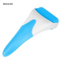 눈 찜질기 무선 진동기 미니 지압 마사지기 ice roller cool roller for face 아이 바디 페이셜 쉐이핑 안티 링클 페이스 리프트 테이프 통증 스트레스, 푸른