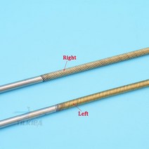 플렉스샤프트 4.76mm 3/16 3939플렉시블 샤프트 포지티브/리버스 길이 400mm/520mm RC 전기 보트용 플렉스 케이블, [04] Right L520mm
