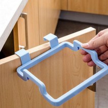 싱크대 도어 비닐봉투 걸이 봉지걸이 쓰레기봉투 수건걸이 파란색, 상품선택