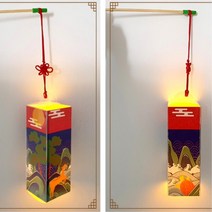 명절 전통 민화 공예 초롱불 만들기kit 미술패키지 공작 초등 요양원 실버센터 소근육