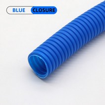 PP 절연 주름관 와이어 호스 스레딩 플라스틱 보호 슬리브 75mm345mm 1 m 5m 10m, 50.Blue Closure - AD 116 x ID