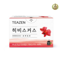 라이브잇 티젠 히비스커스차 허브차, 12개, 20개입, 36g
