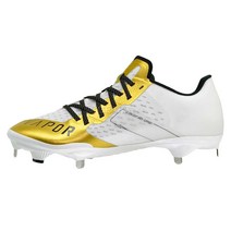 나이키 버닝쇼크 골드화이트 스파이크 야구화 Nike React Vapor Ultrafly Elite 4 Cleats White Gold