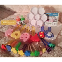 [플레이랩] 물감 A set : 물감놀이세트 미술놀이 엄마표놀이 어린이집교구 집콕놀이 하원후놀이