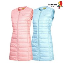 (여성)패턴경량롱구스다운베스트_MIW4DV04