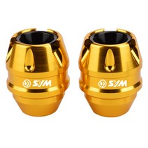 SYM 크루심125 머플러 슬라이더 프론트 포크 배기관 앞바퀴 보호 범퍼 가드 튜닝, 프론트포크골드(SYM)개