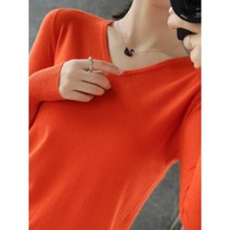 YSZWDBLX-여성 스웨터 봄/가을용 v넥 니트 풀오버 루즈한 보터밍 셔츠 캐시미어 패션 점퍼 단색 핑크