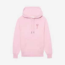 아미 톤온톤 하트 로고 후드 페일 핑크 AMI de Coeur Tone On Tone 후드 Pale Pink