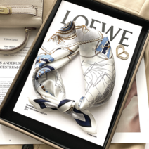 포말로 스카프 사각 쁘띠스카프 실크스카프 여성 봄 목 추천 하객룩 면 롱 미니