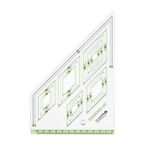 퀼트패키지 퀼트 부자재 크로바 피스템플릿 도안 마름모형 45도 다이아몬드 11종