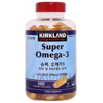 커클랜드 슈퍼 오메가3 1229mg 180캡슐 x2개 / slm