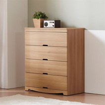 [천삼백케이] [도도] 클로이 800 4단 서랍장, 오크