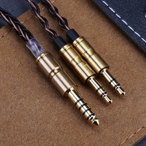 게임기 연결 충전 케이블 OPENHEART 헤드폰 용 8 코어 케이블 1 ~ 2 잭 3.5/2.5/4.4mm 밸런스 업그레이드 교체 실버 케이블 1.4m 성격, 상세 설명 참조5