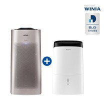 위니아 공기청정기 제습기 1+1 패키지 EPA18C0XPR EDH19GDWA(A) / 18평 + 19리터