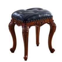 화장대 의자 미국식 유럽풍 복고풍 체어 소품, 그린 플랫 메이크업 스툴 Y83