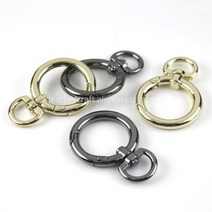 가죽공예 DIY 스트랩 체인 버클 금속 악세사리 합금 스위블 D링 스냅 트리거 후크 클립 스프링 게이트 O 링 걸쇠 핸드백 가방 벨트 어깨 액세서리 1 개