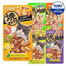 이나바 고양이간식 야끼믹스 12봉 모음전_P301722955, 토비츠쿠 구운가다랑어 QSC215x1