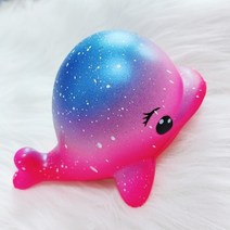 말랑이 당근 조개 바나나 딸기 만들기 미니 쨈볼 세트 풍선 부는 오리 새로운 개 18, 레드돌핀 13CM