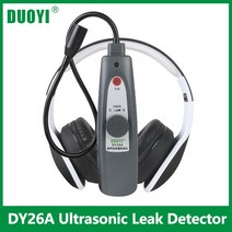 누수탐지기 수도누수탐지기 DUOYI-DY26A 초음파 누출 감지기 도구 송신기 씰링 결함 망원경 가스 누수 압, 한개옵션0