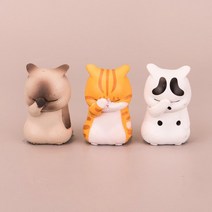 집사님 생일선물 차량용 장식 피규어 차량용액세서리, 1개, 치즈태비
