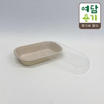 펄프도시락(500A)/HS-500 투명뚜껑세트