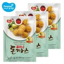 동원 [동원] 미니돈까스 1kg X 3개, 1세트