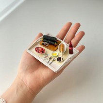 [천삼백케이] [올어바웃키트] 미니어처 음식 브런치 세트 만들기 DIY 풀키트 미니셰프 컬렉션, 단품