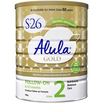 알룰라 호주 Alula S-26 Stage 2 2단계 골드 팔로우온 6-12개월 분유 900g, 1팩