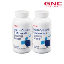 [GNC] 멀티비타민 앤 미네랄 (60정) 2개월분x2병, 단품, 단품