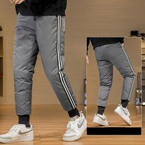 Sevenmoon 패딩 팬츠 오리털 거위털 바지 방한바지 남성 기모바지 M-5XL