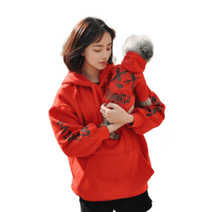 강아지견주커플룩 강아지커플룩 강아지시밀러룩 테디 겨울 쉐나리 외출복 힙한 커플룩, 애견 맨투맨