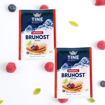 티네 브라운 치즈 130g1+1개 오리지널 슬라이스 카나페 와플 노르웨이 전통 치즈