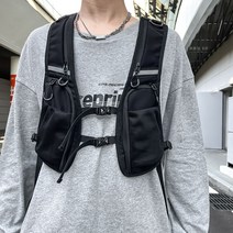 테크웨어 조끼 체스트백 멀티포켓 가슴가방 T7