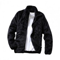 남성 후리스 기모 양털 플리스 자켓 용 코트 지퍼 클로저 사이드 포켓 ​​ 양면 벨벳 스탠드 칼라 따뜻한 캐주얼 카디건 겉옷