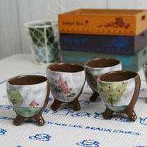 [응다팔아6279] 찻잔 플레이팅다기잔 다관세트 예쁜다기 주전자 다기세트 녹차잔 백자다기, ★★옵션확인必 동화나라 초콜릿 삼발 술잔 5P 다기세트, ★★단일상품