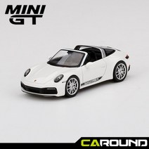 미니지티(332) 1대64 포르쉐 911 타르가 4S - 화이트, RHD(우핸들)