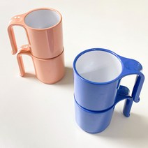 [르블랑메종] 코쿠사이카코 에코 멜라민 머그컵 L, 블루