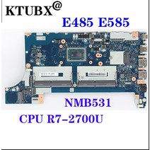 라이젠 2700 3700 5600 x레노버 NMB531 부어 Thinkpad E485 E585 01LW788 W Ryzen 7 CPU DDR4 R72700 호환, 한개옵션0