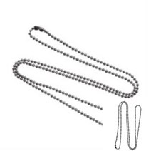 패션목걸이 군번줄걸이용 쇠줄 구슬줄 악세사리걸이 쇠사슬체인