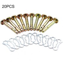 제설송풍기고밀도 전단 핀 키트 20 개 벤딩 방지 금속 핀 키트 제설기 눈 송풍기 교체용, 01 20Pcs
