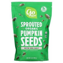 바다 소금을 곁들인 유기농 발아 호박씨 397g(14oz), 14온스