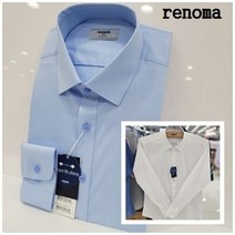 [레노마셔츠(아울렛)] [레노마셔츠]긴 소매/활동성 편한 스판/솔리드/옴므 슬림핏 정장 와