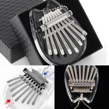 투명 아크릴 8음계 미니 칼림바 악기배우기 악기용품 피아노기초