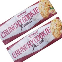 노브랜드 피넛크런치쿠키 175g x 2개 단짠고소한 땅콩쿠키 사무실회사간식 벌크업과자스낵, 1개